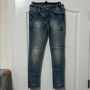 Hydraulic Women's Skinny Jeans in Washed Blue